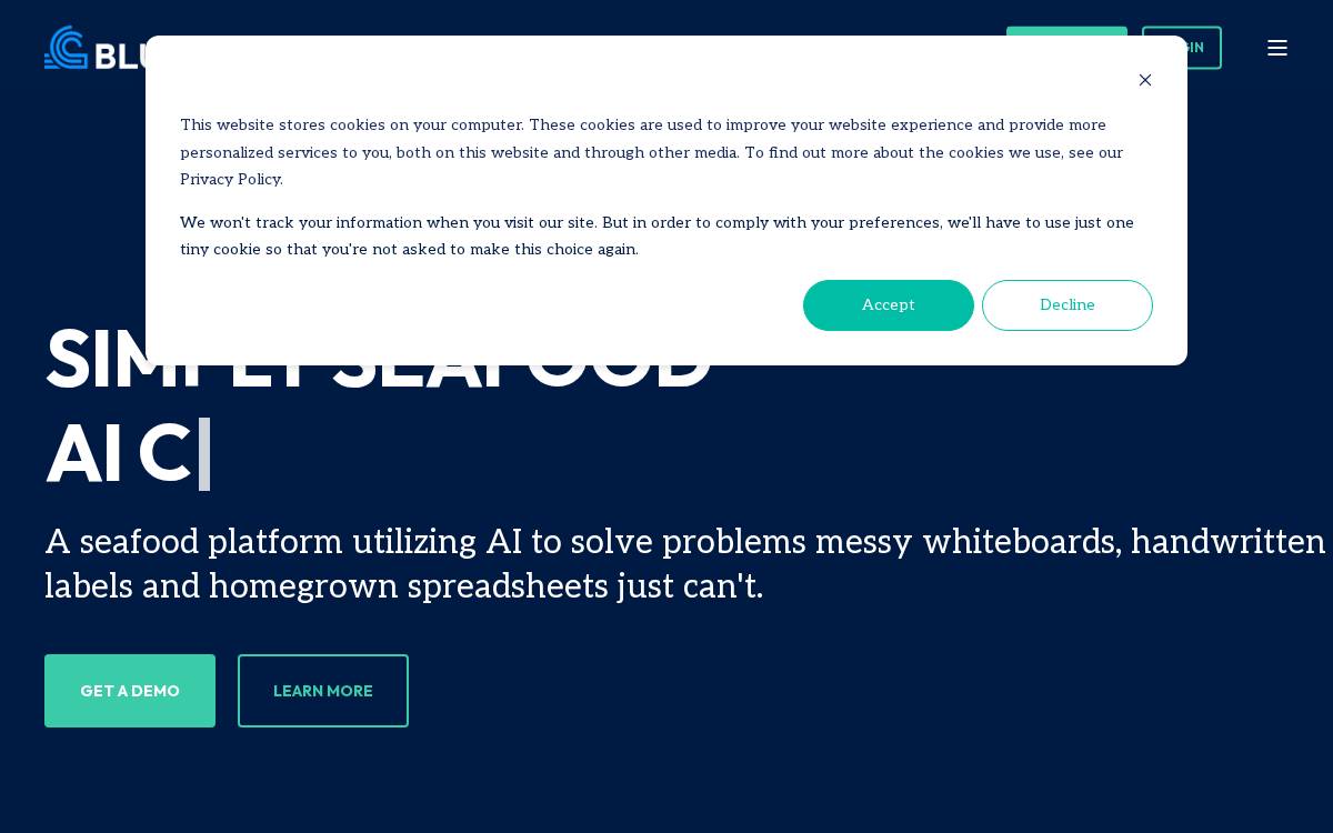 Shellfish Solutions website preview
