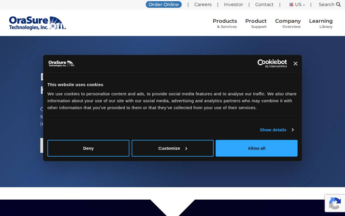 Sherlock Biosciences website preview
