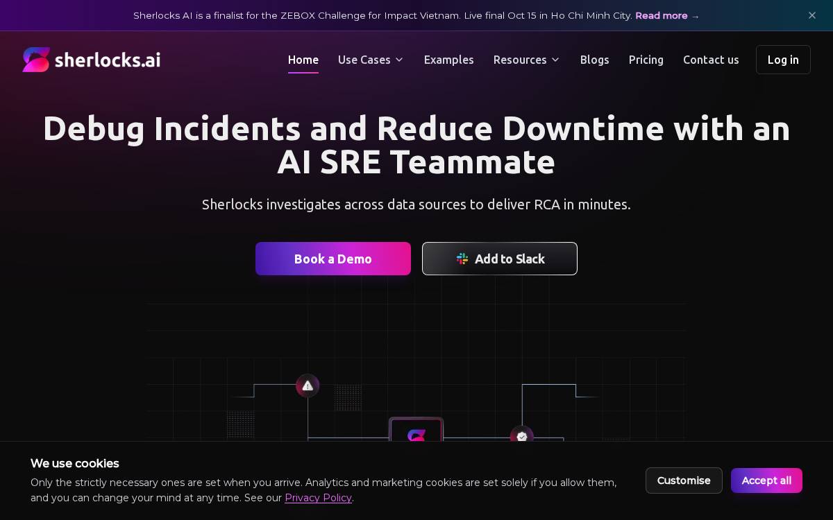 Sherlocks website preview