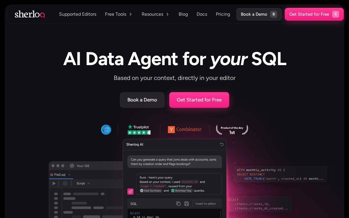 Sherloq website preview