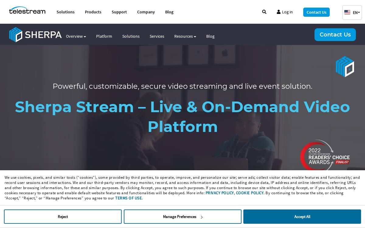 Sherpa Digital Media website preview
