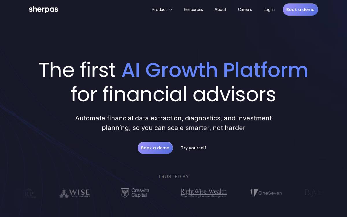 Sherpas website preview
