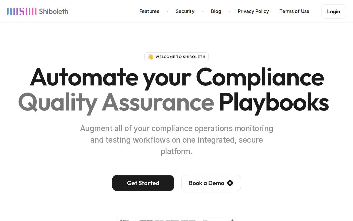 Shiboleth website preview