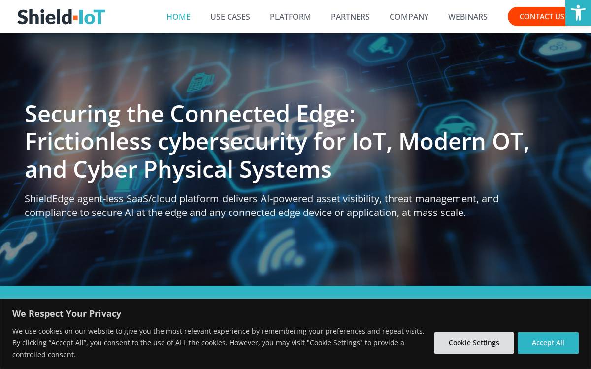 Shield-IoT website preview