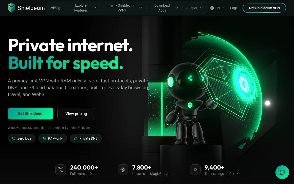 Shieldeum website preview