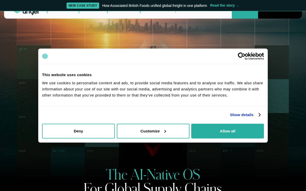 Ship Angel website preview