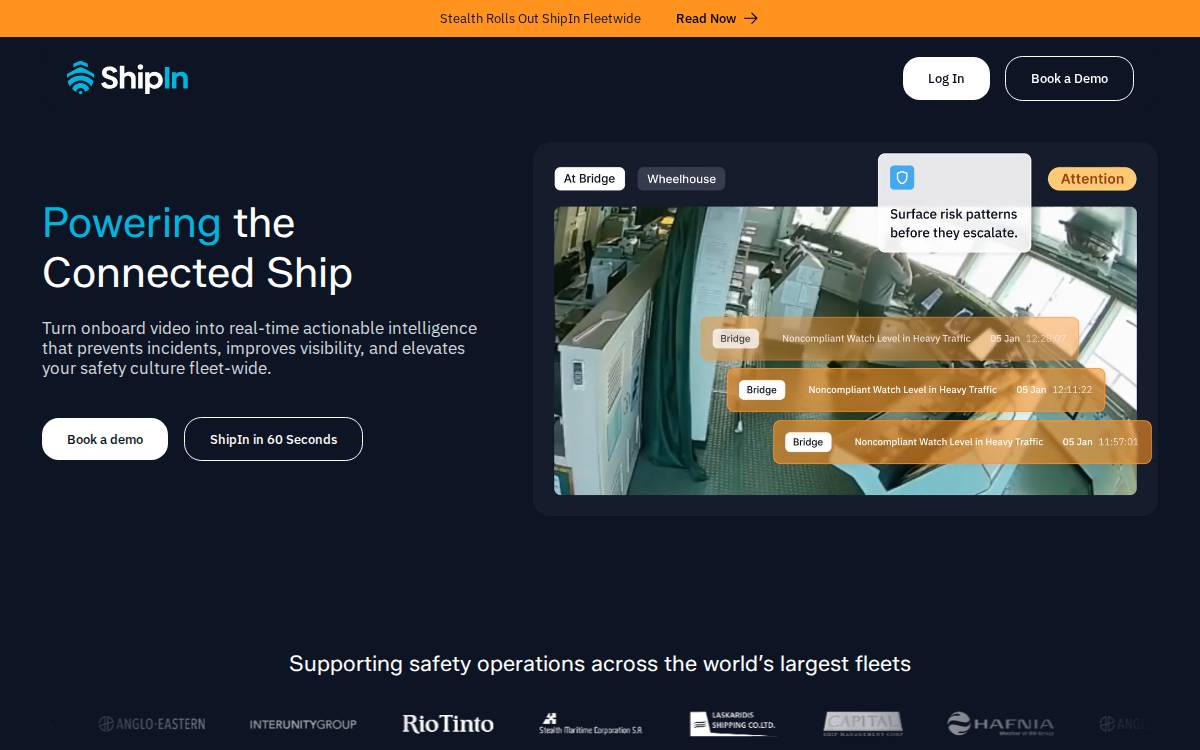 ShipIn website preview