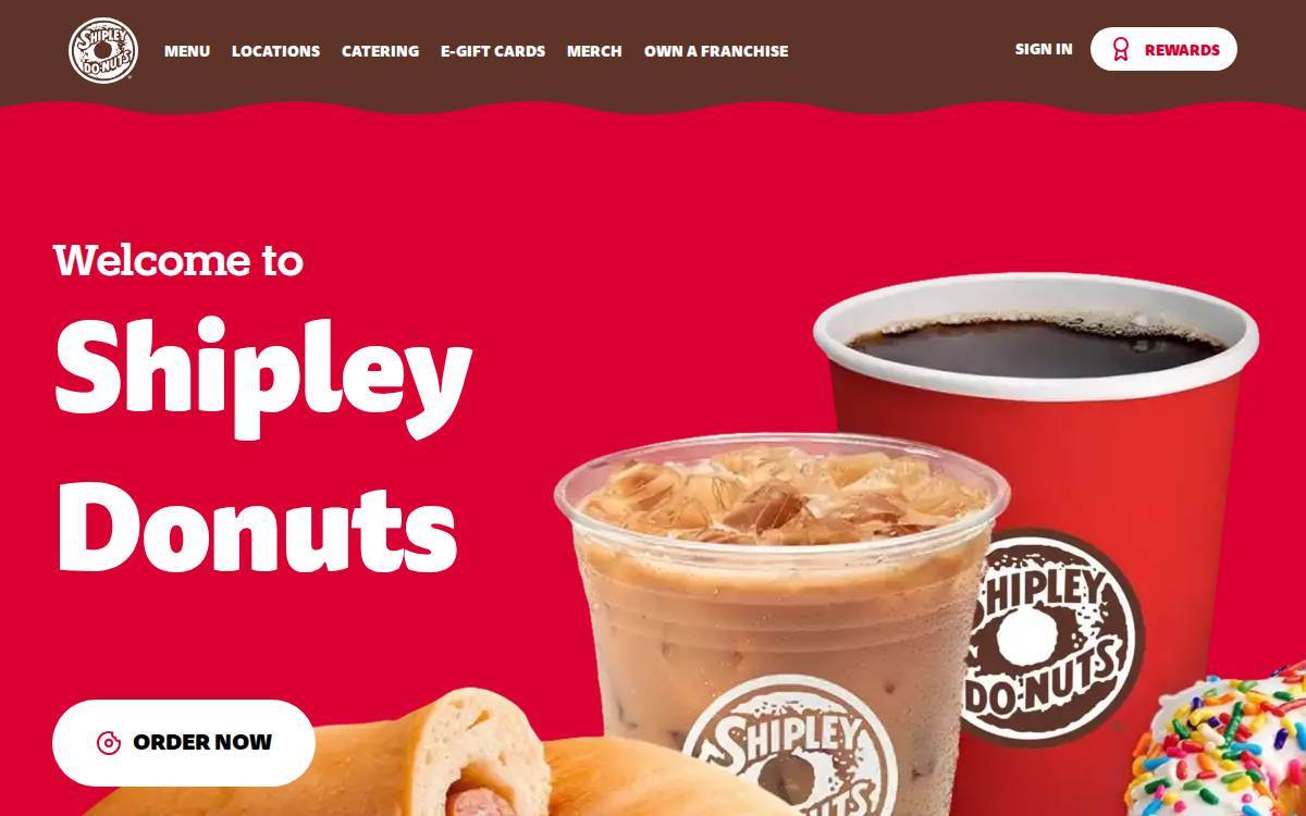 Shipley Do-Nuts website preview