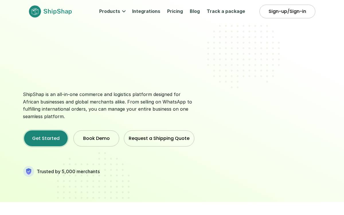 ShipShap website preview