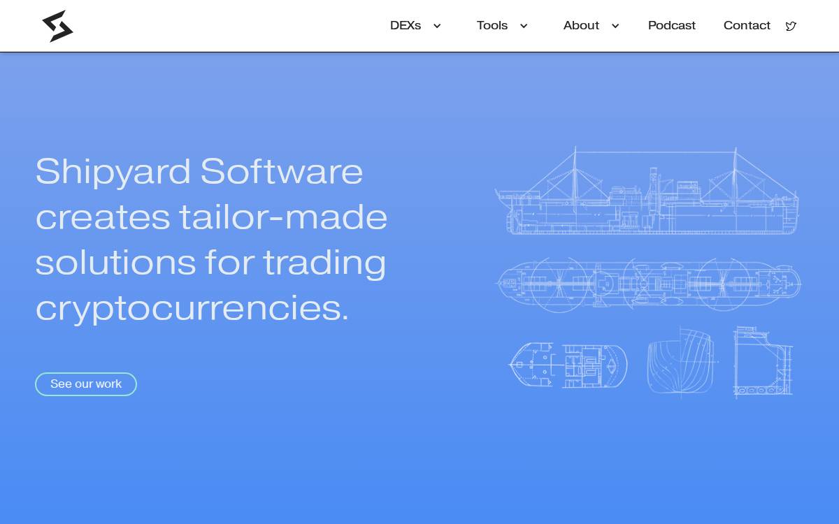 Shipyard Software website preview