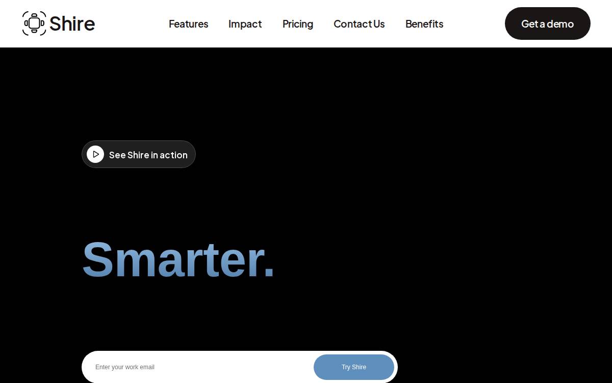 Shire Intelligence website preview