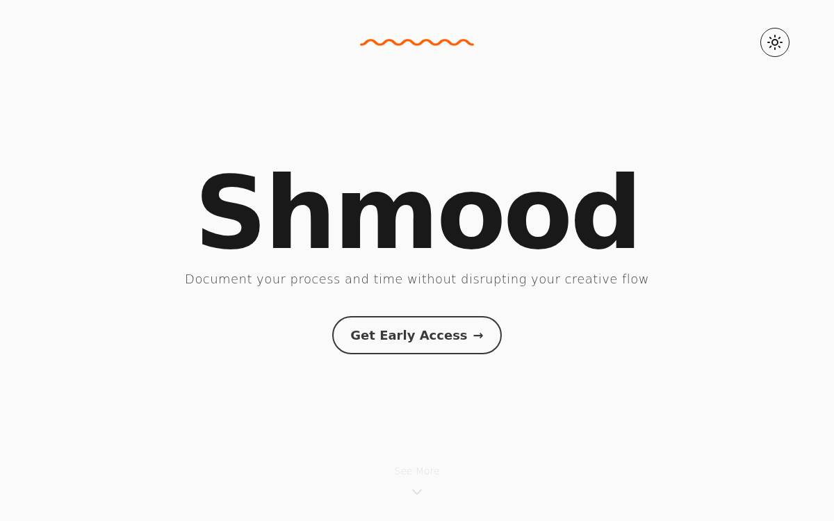 Shmood website preview