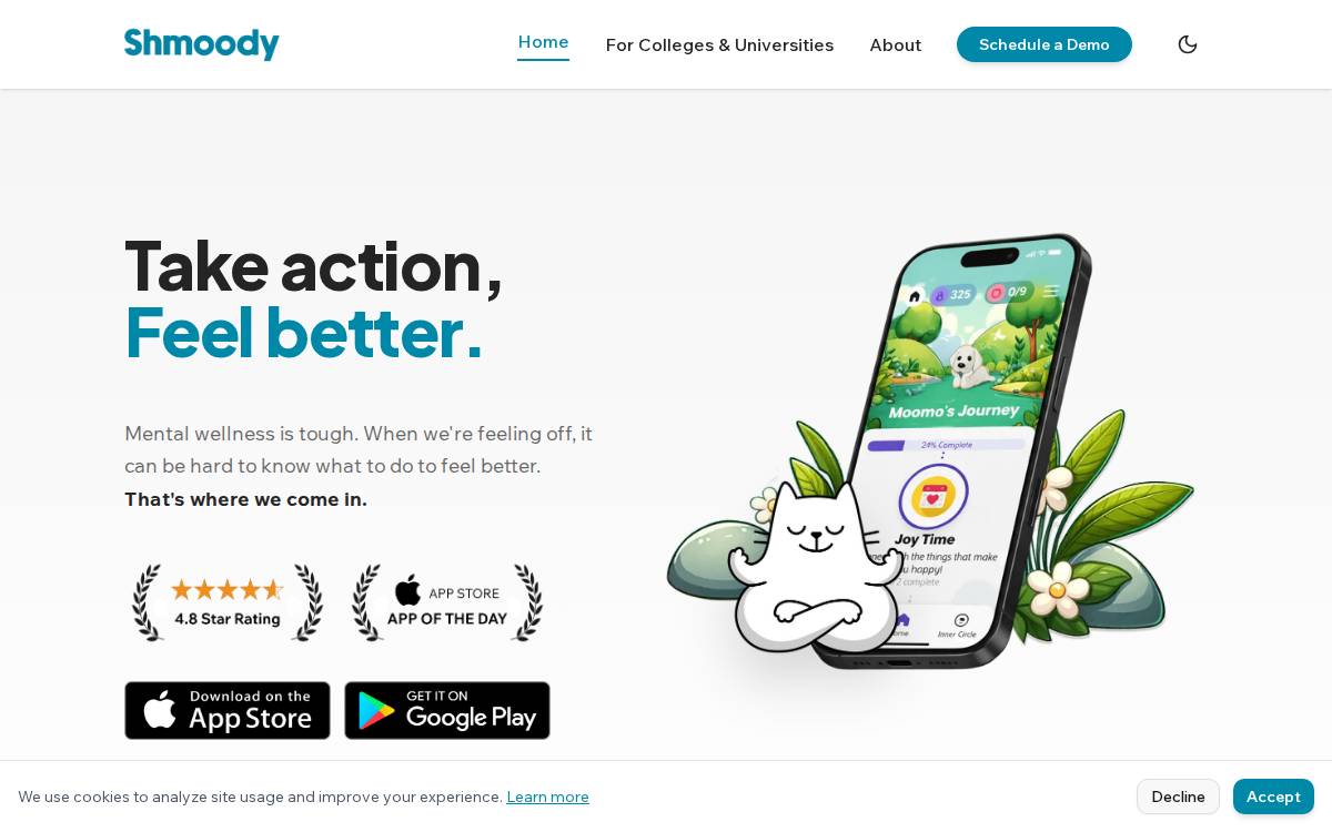 Shmoody website preview