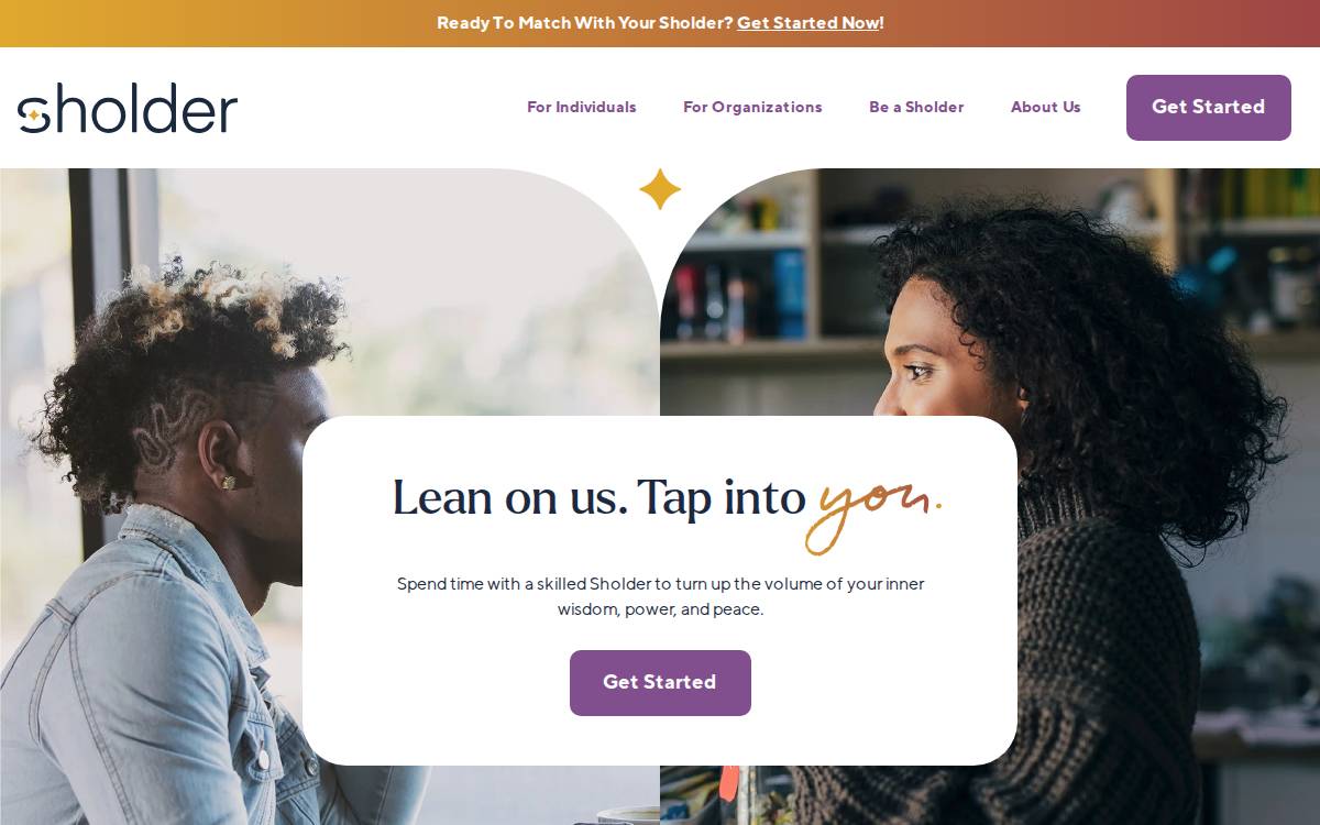 Sholder website preview