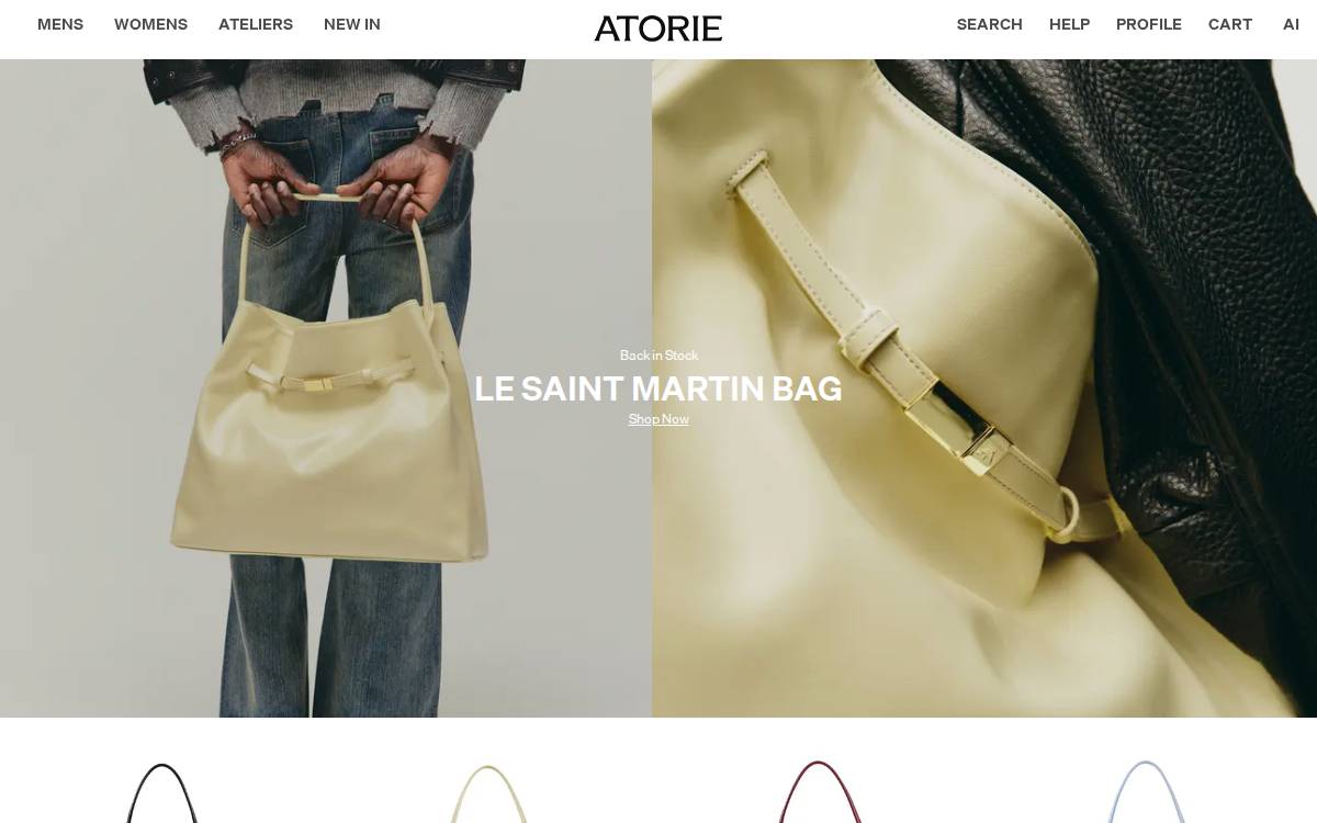 Shopatorie website preview