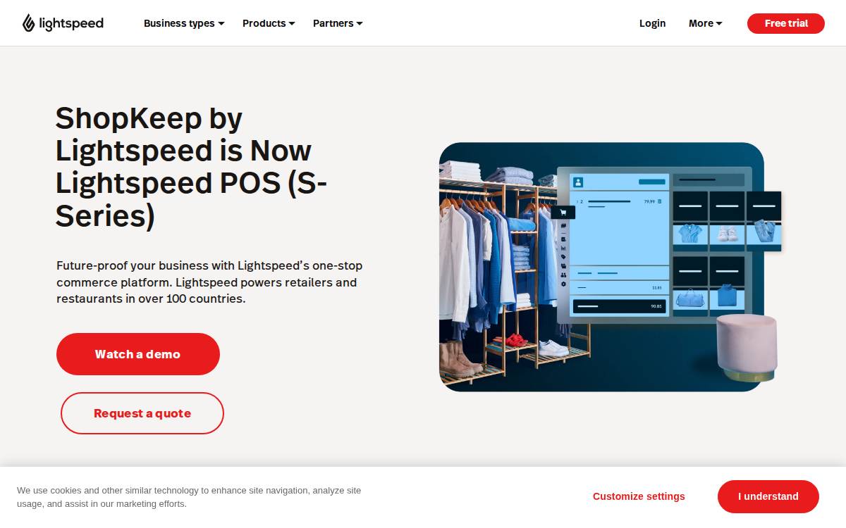 ShopKeep website preview