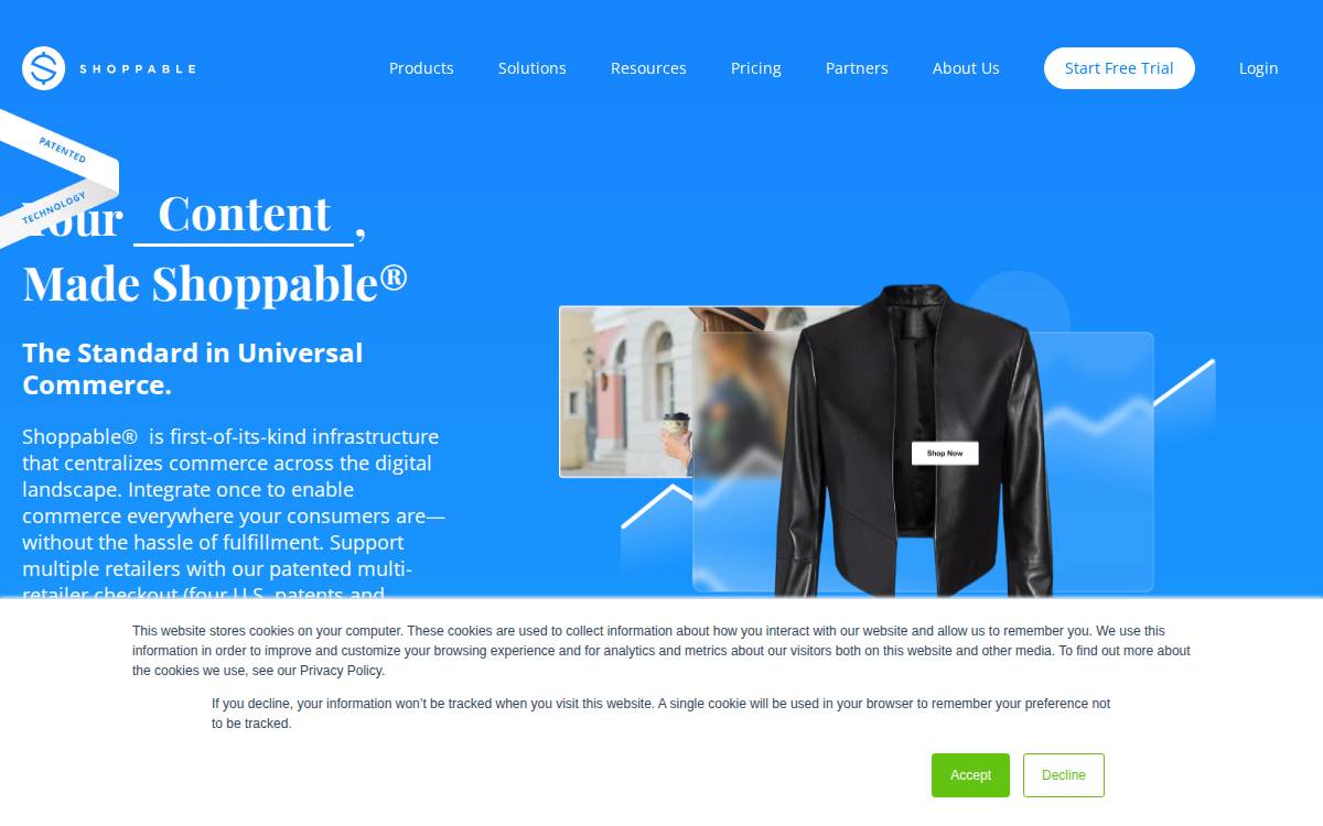 Shoppable website preview