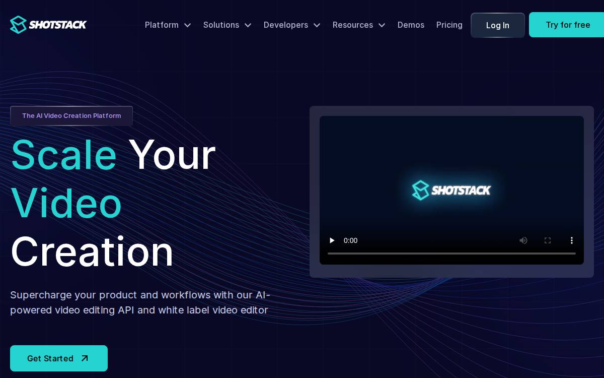 Shotstack website preview