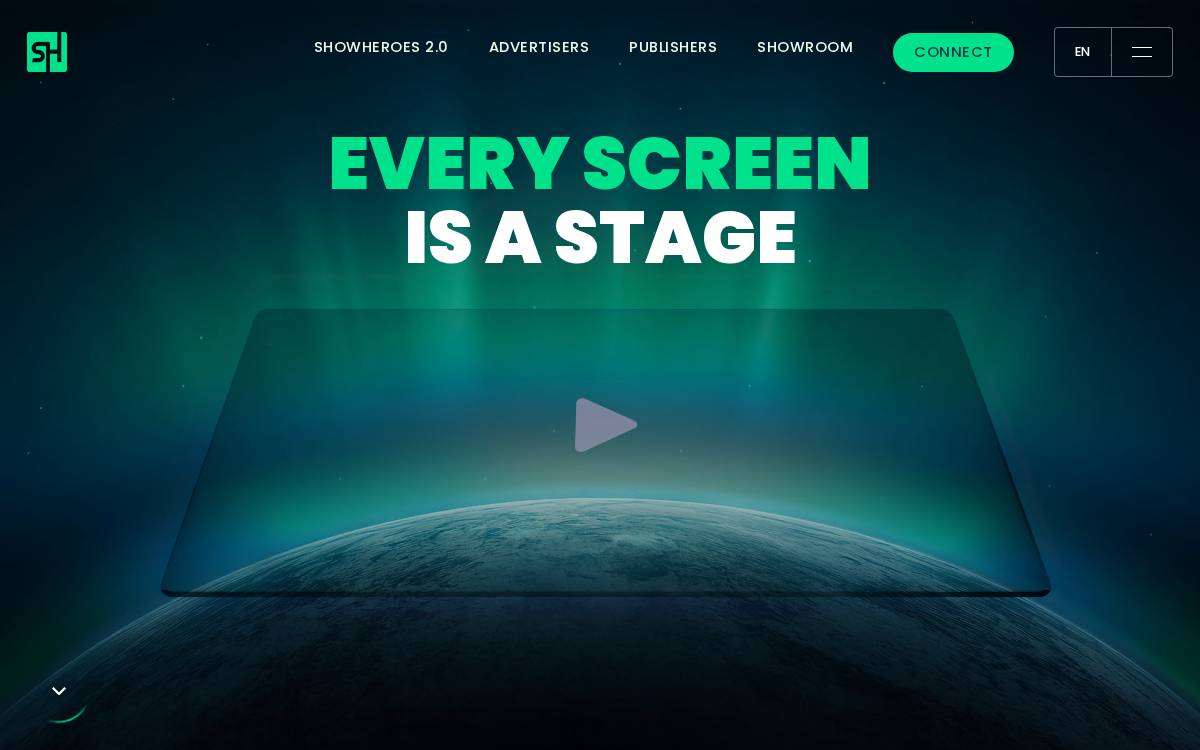 ShowHeroes website preview