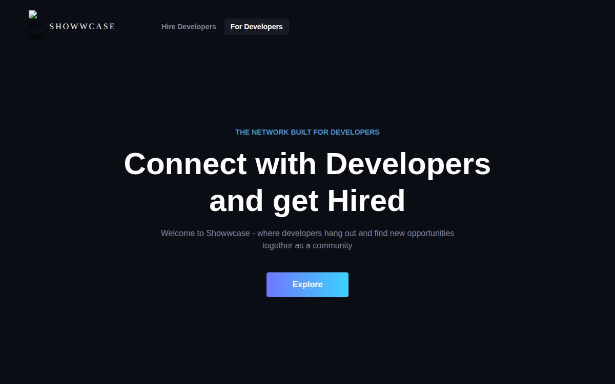 Showwcase website preview