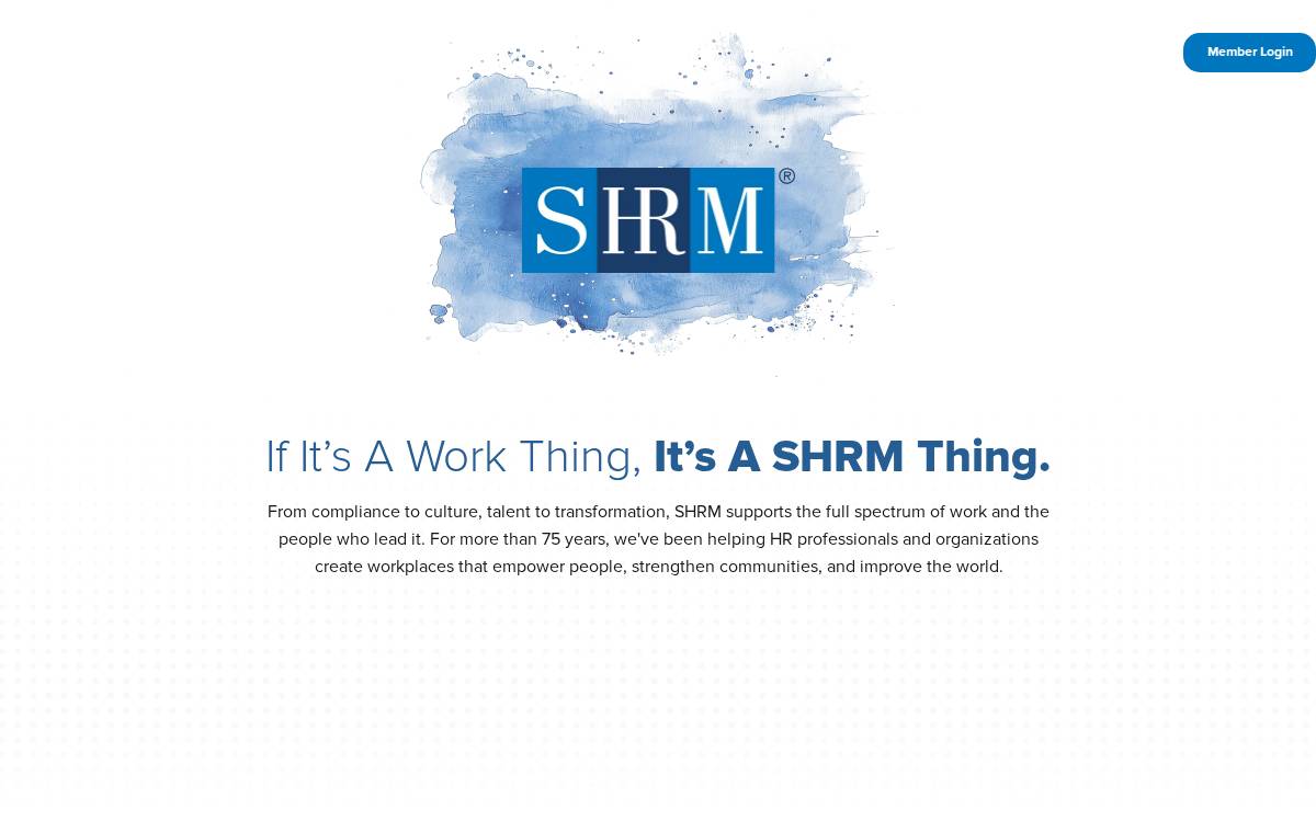 Shrm website preview