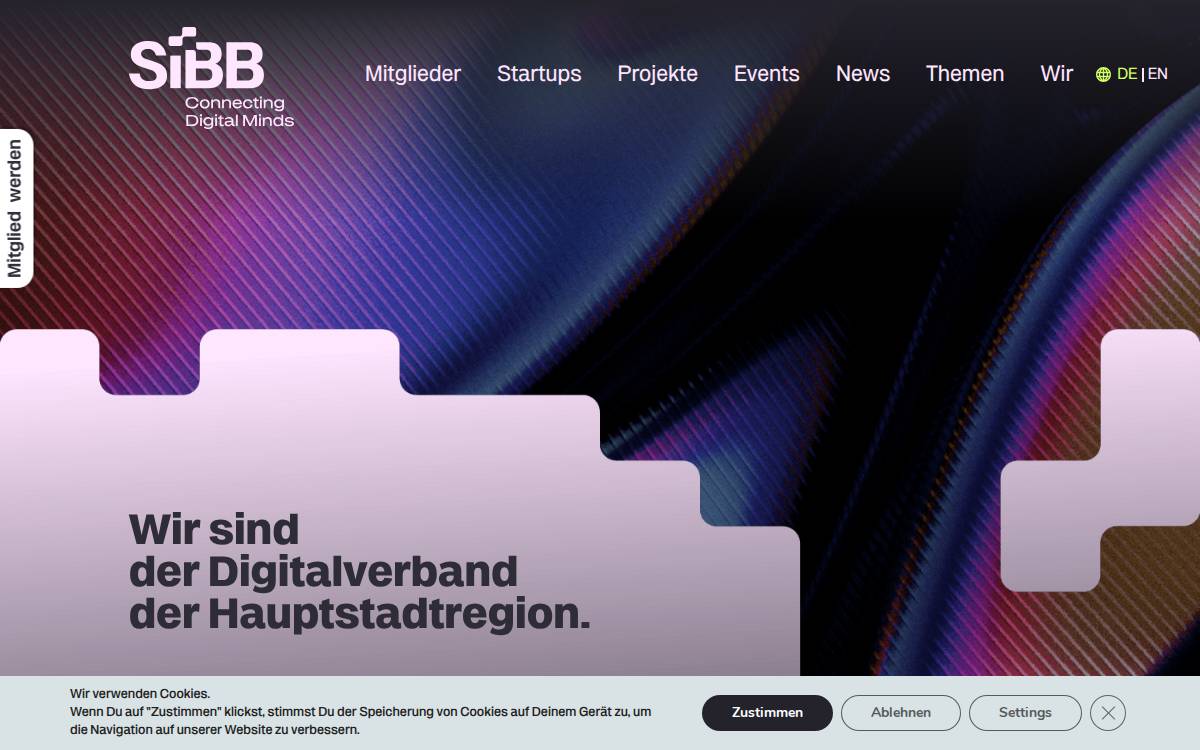 Sibb website preview