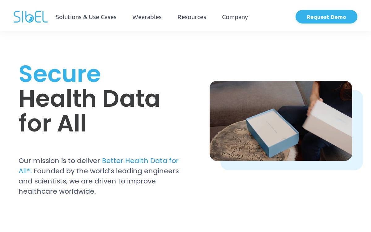 Sibel Health website preview
