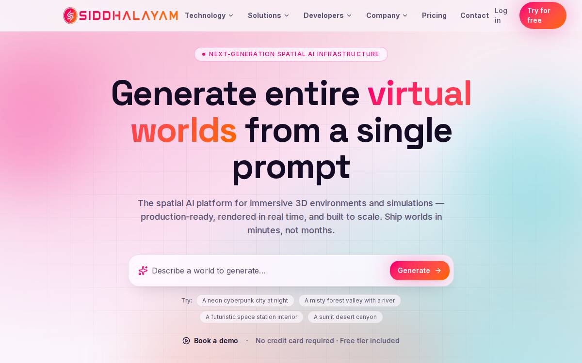 Siddhalayam website preview