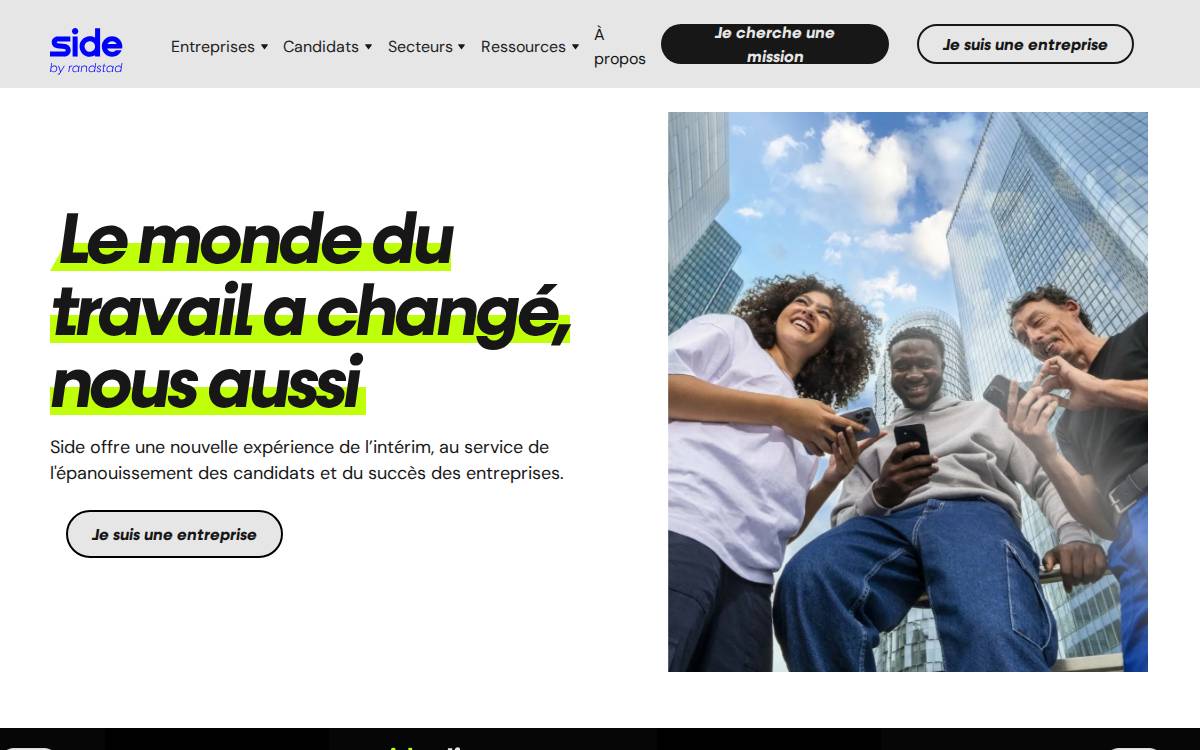 Side website preview