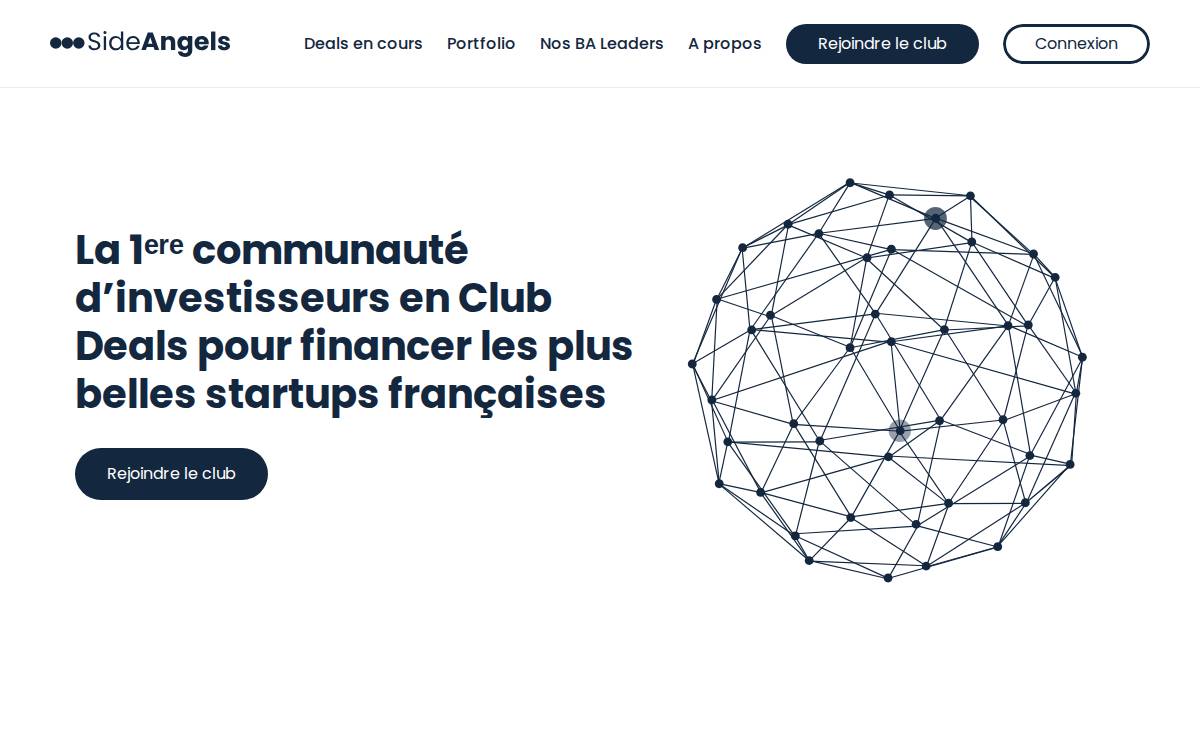 SideAngels website preview
