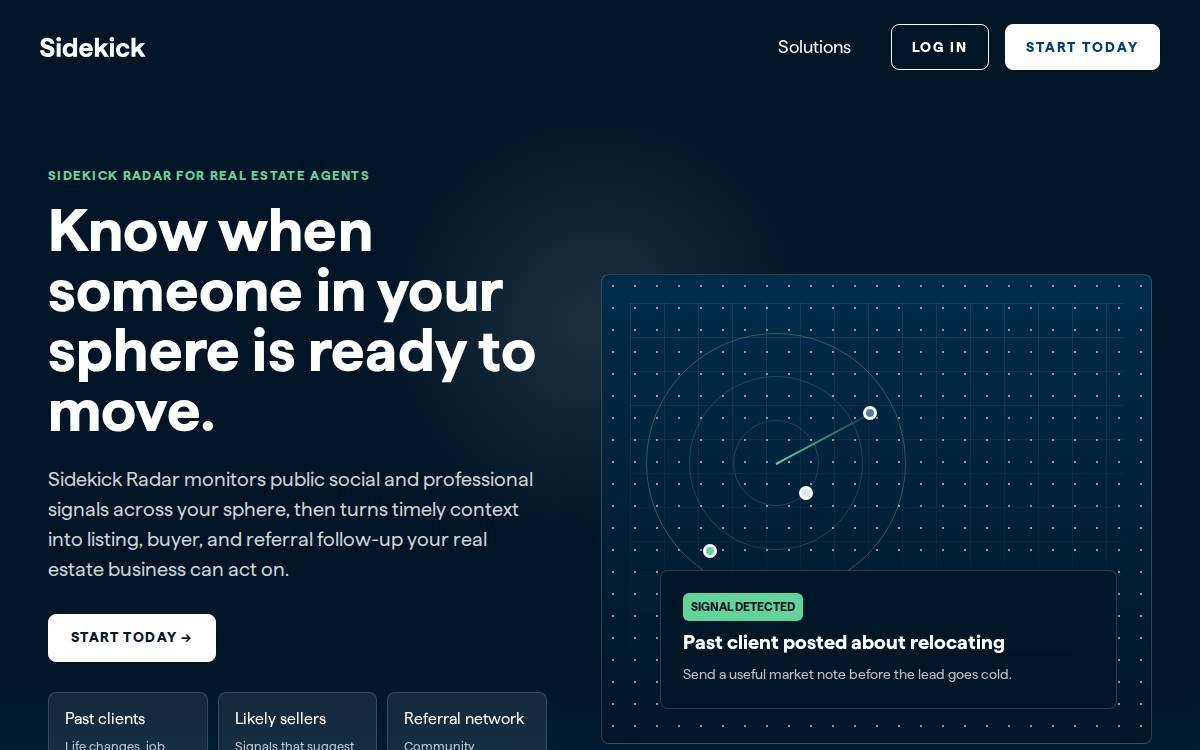 sidekick website preview