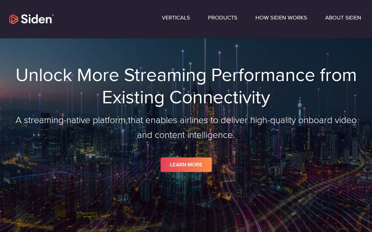 Siden website preview
