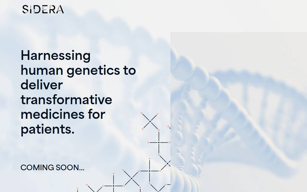 Sidera Bio website preview