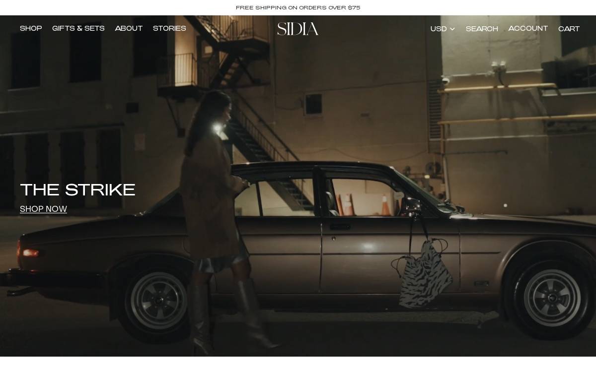Sidiathebrand website preview