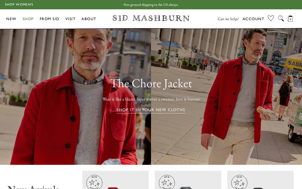 Sidmashburn website preview