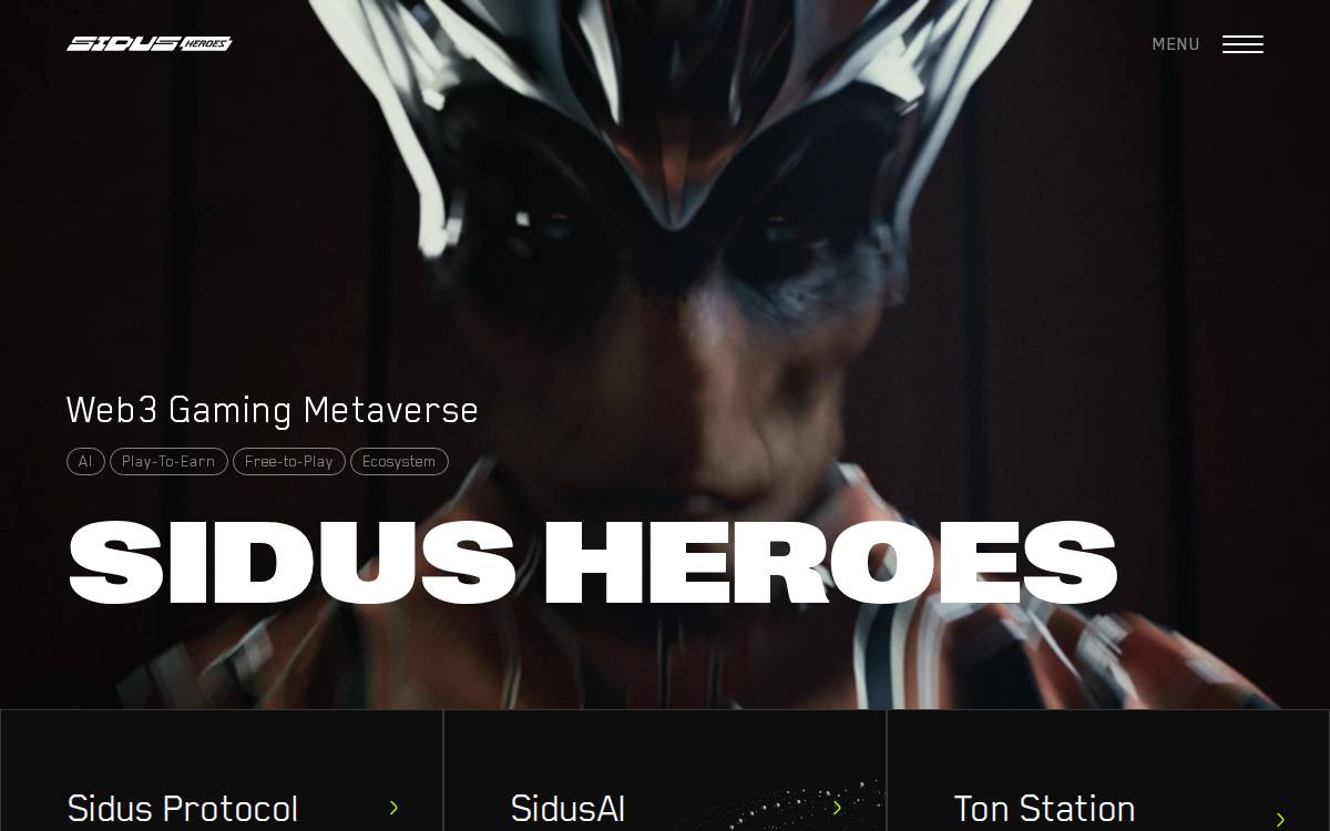 Sidus website preview