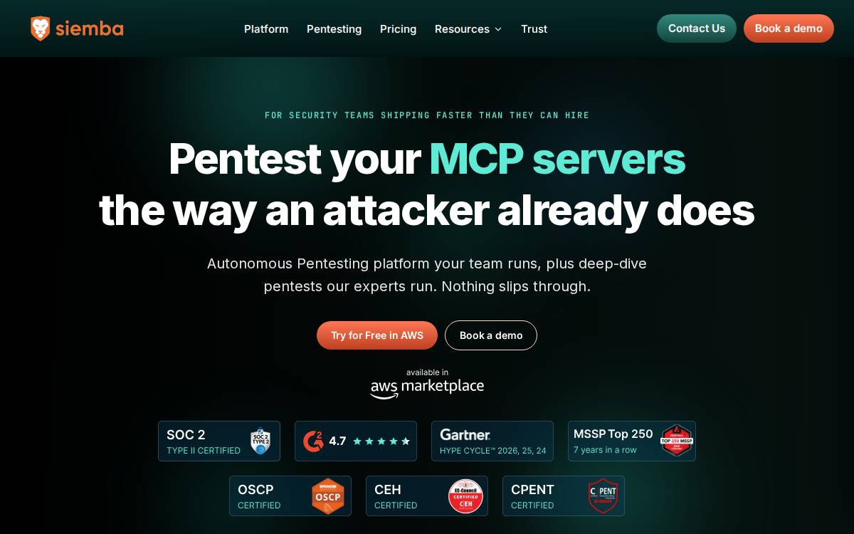 Siemba website preview