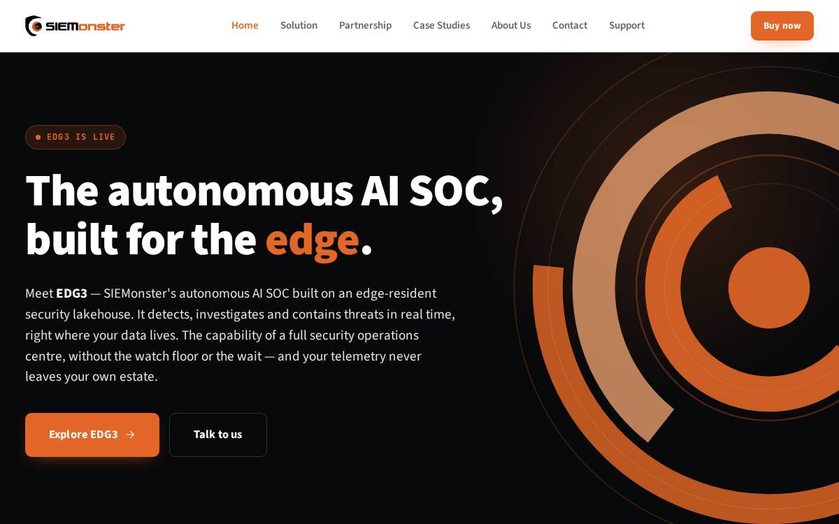 SIEMonster website preview