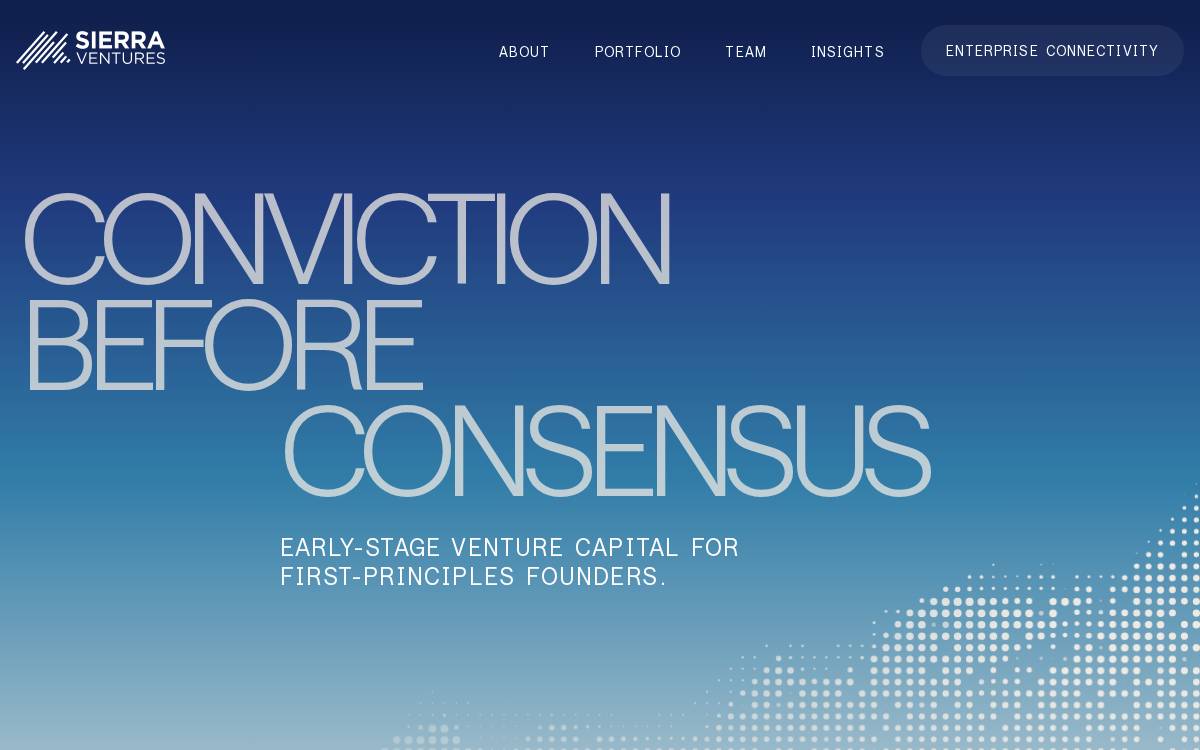 Sierra Ventures website preview