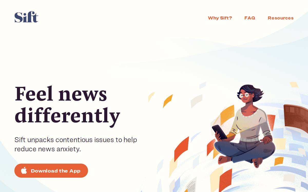 Sift website preview