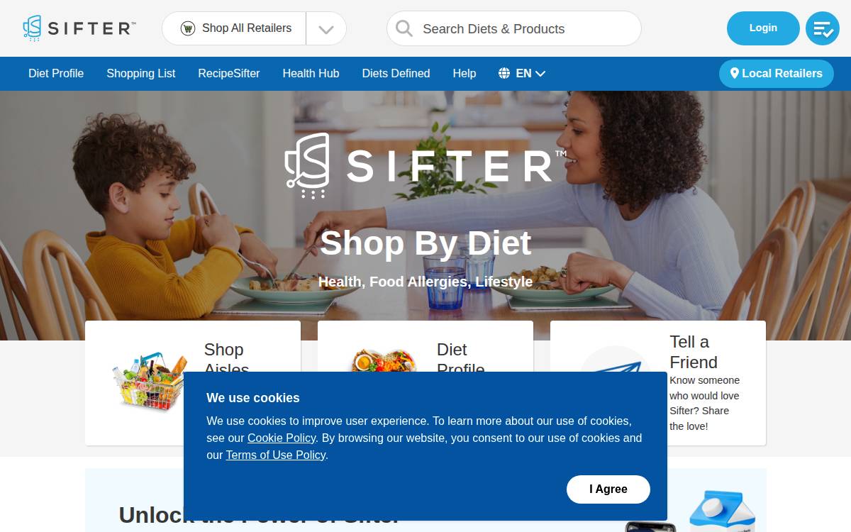 Sifter website preview