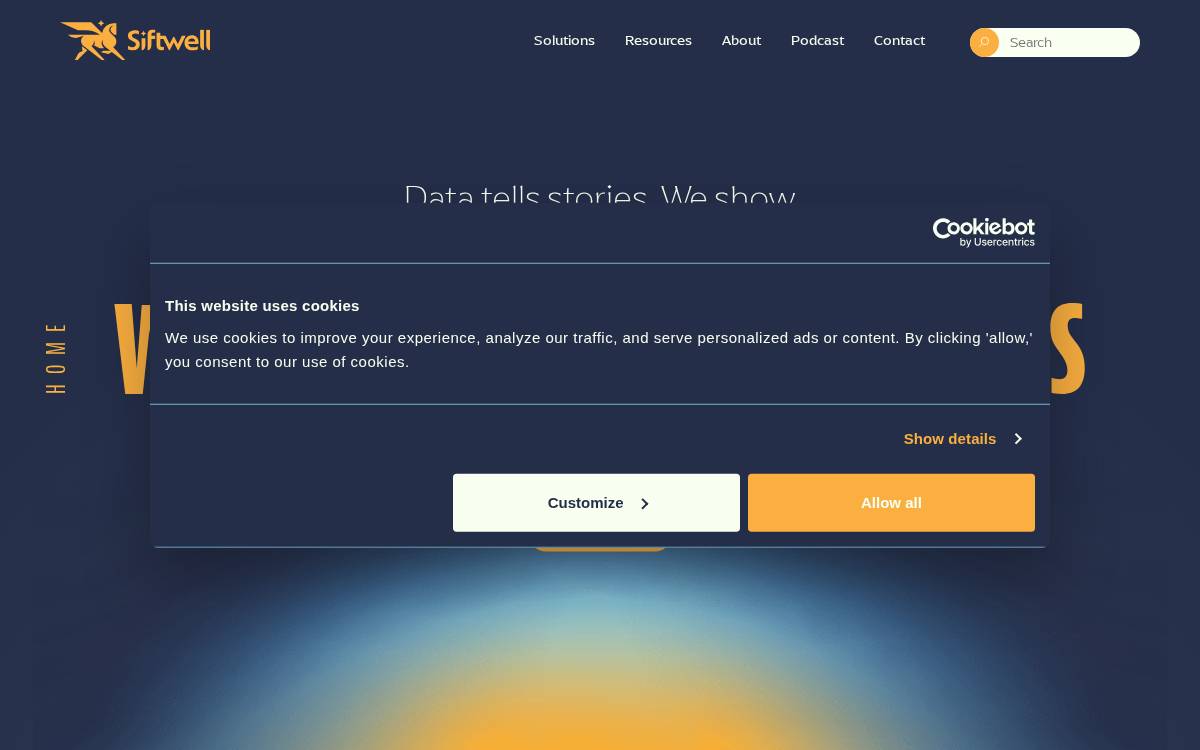 Siftwell website preview