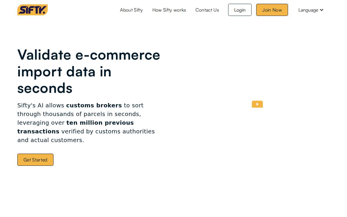 SiftyML website preview