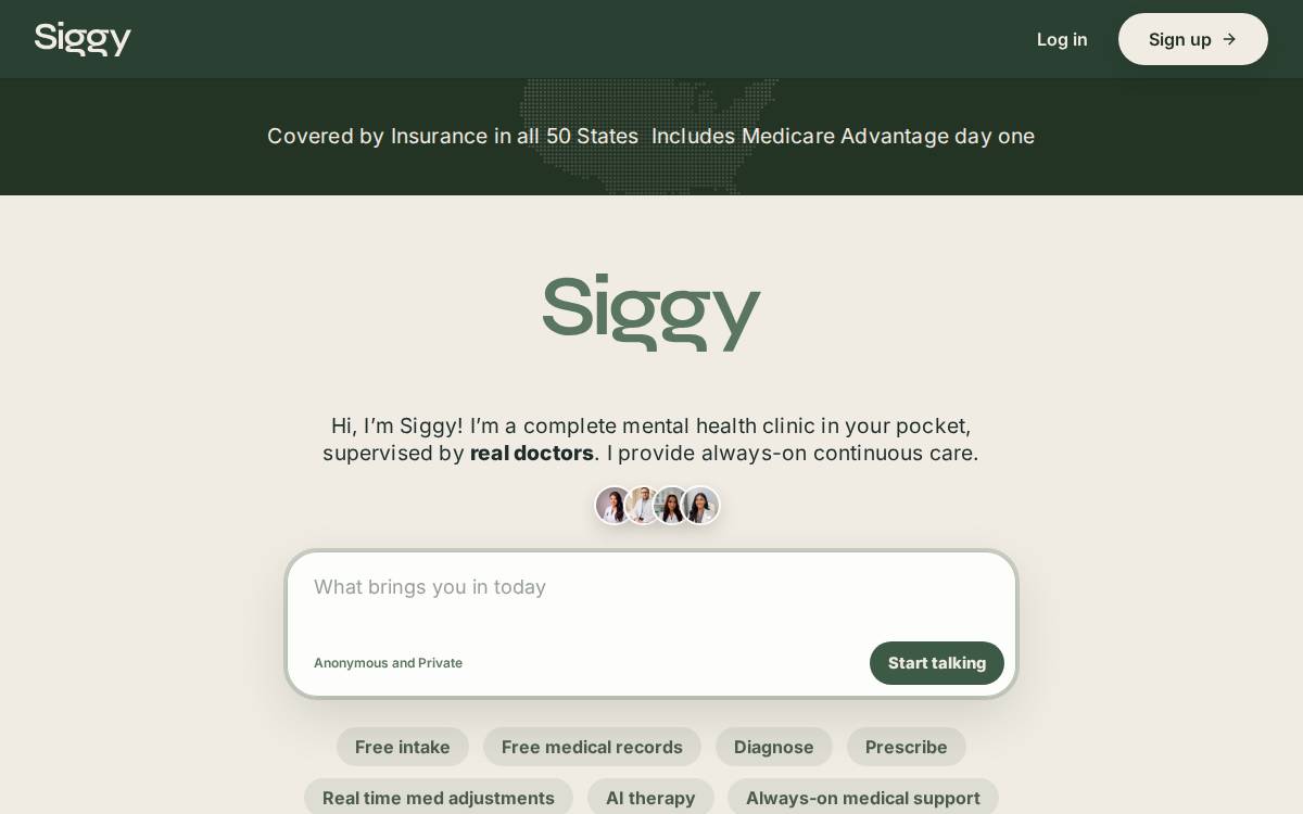 Siggymd website preview