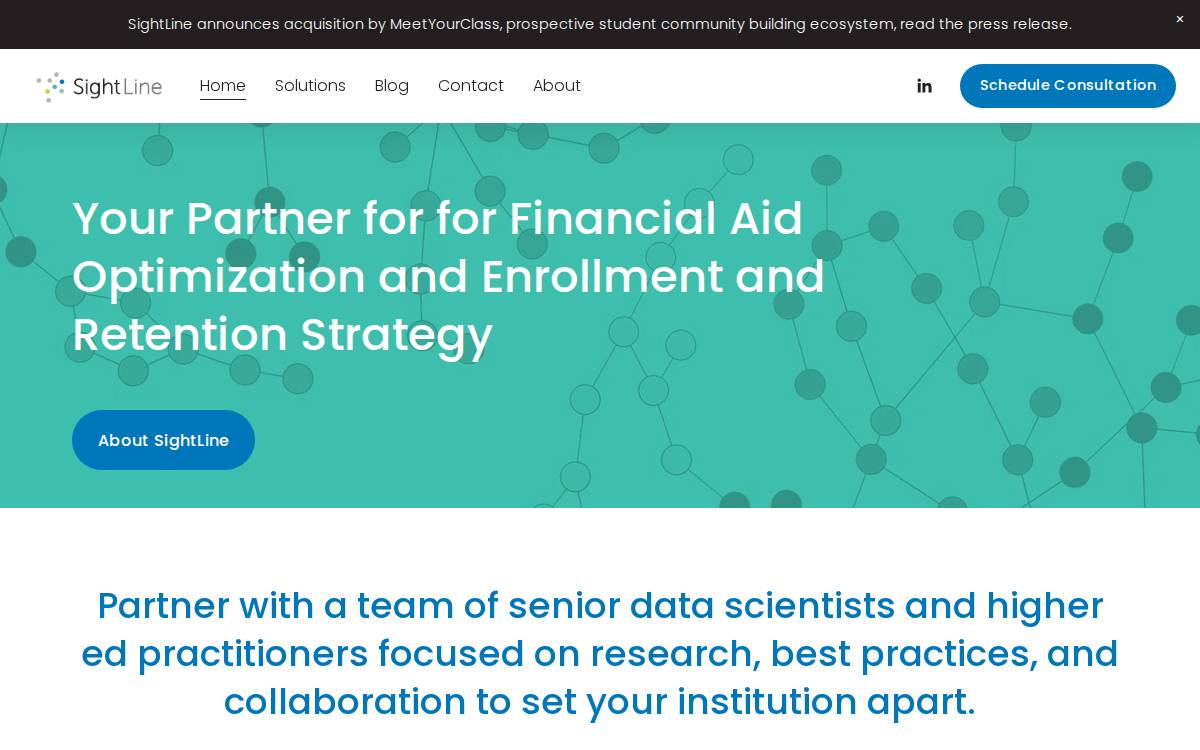 Sightlinedata website preview