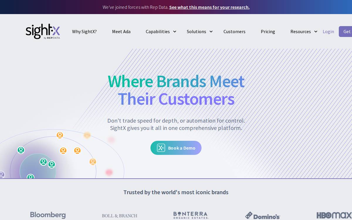SightX website preview