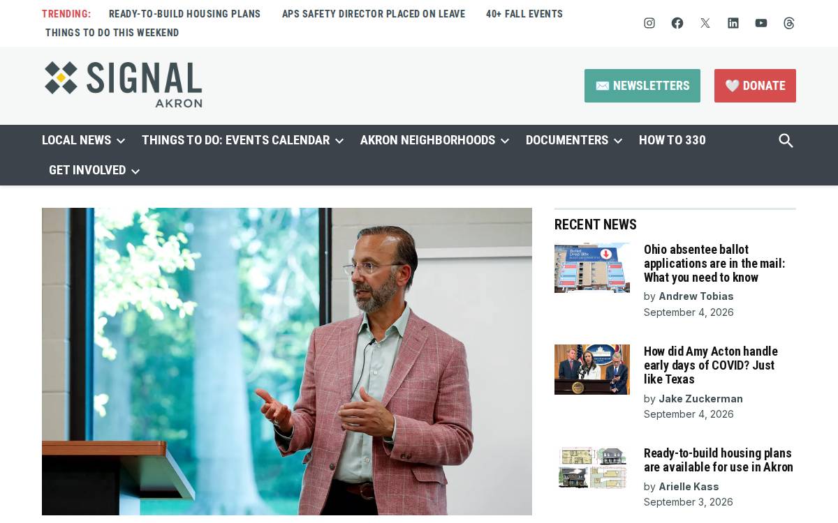 Signal Akron website preview