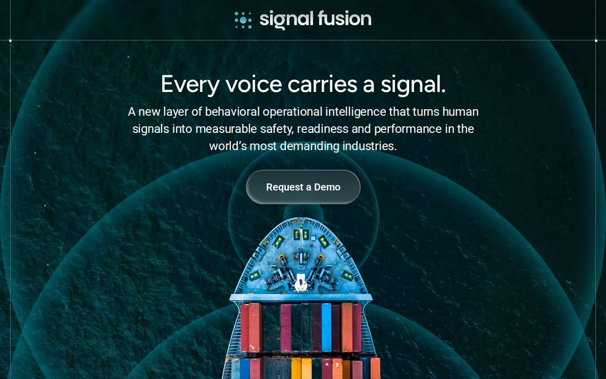 Signal Fusion website preview