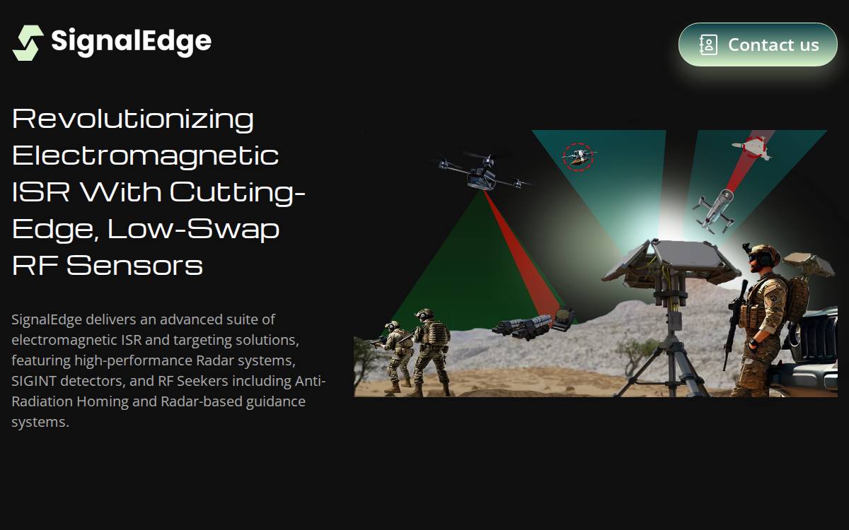 SignalEdge website preview