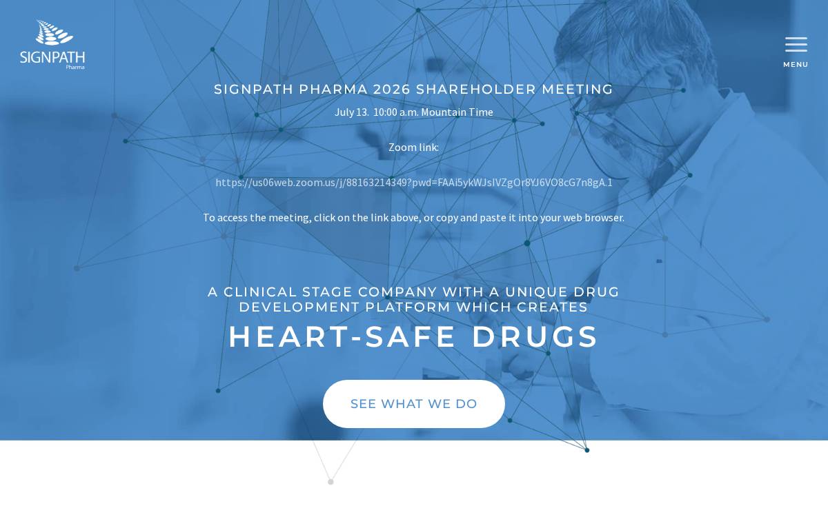 SignPath Pharma website preview